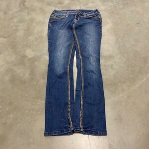 LC Lauren Conrad Bootcut Jeans Women Size 7 Medium Wash Stretch Denim